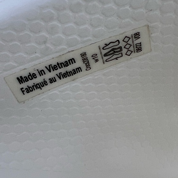 Crocs Classic Platform Slide Sandals White w/ Jibbitz Charms Womens 10 208180 - Picture 9 of 13